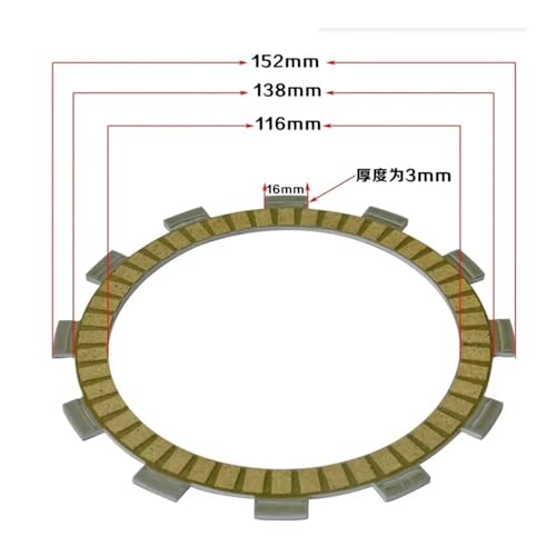 Plaques de disque d'embrayage moto pour balade et route GSX600F GSF600 - 2