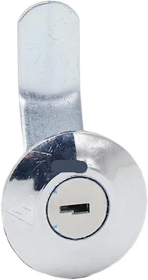 22mm Cabinet Lock Semi-Iron Plastic Industrial Distribution Box Lock Tongue Lock Small Round Lock with 1Pcs