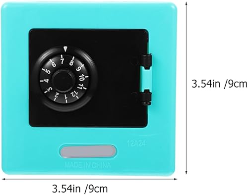 Miniatura 5 de SAFIGLE Mini hucha segura para niños, con bloqueo de contraseña, caja pequeña para monedas para niños, ahorros educativos y seguridad de dinero,