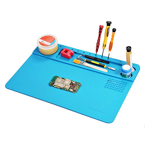 Cojín de escritorio para reparación de teléfono móvil y alfombra de mantenimiento 38x26cm 2