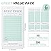 XKDOUS 6 Pack Server Books, Server Note Pads, Guest Check Books for Servers, Waitress Notepads for Restaurants, 300 Orders Total