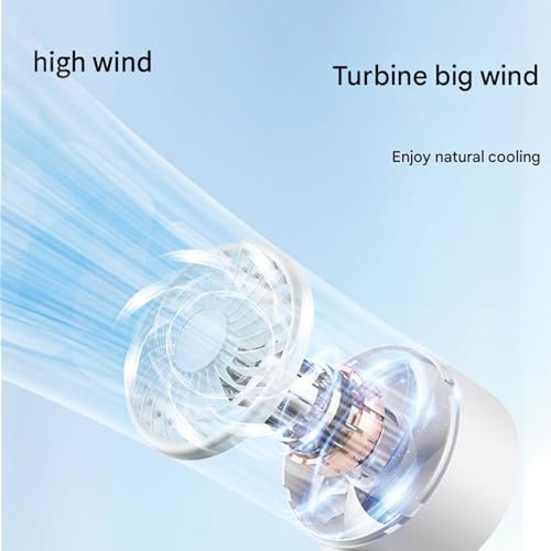 Ventilateur portable d'extérieur rechargeable USB avec oscillation 88°