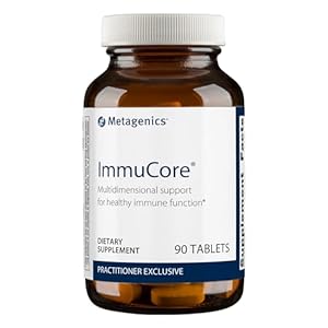 Metagenics ImmuCore – 333 mg Vitamin C – Immune Support Supplement* – with Vitamin D, Zinc & Mushroom Extract – Gluten Free & Non-GMO – 90 Tablets