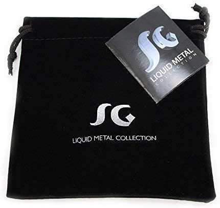 B46-N Chrome Finish Bracelet - Liquid Metal by Sergio Gutierrez - Image 4