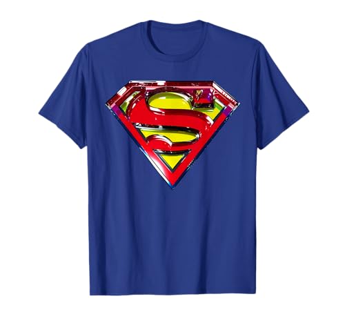 DC Superman Logo Glass T-Shirt