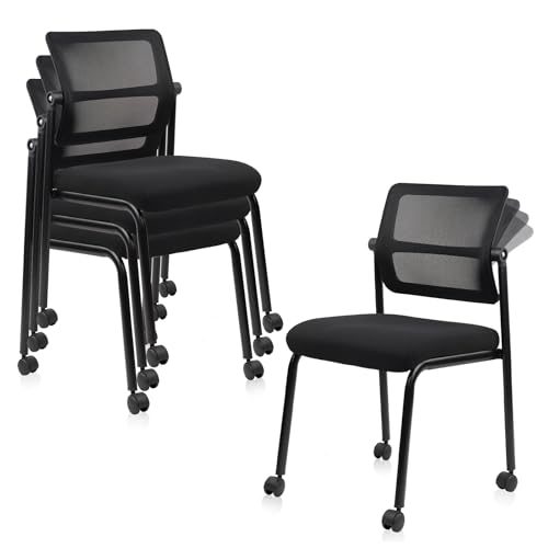 CLATINA Wheels & Adjustable Back Chair