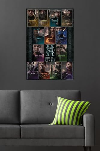 Mortal Kombat 2 (2026) - Character One Sheet Grid Wall Poster, 34L" x 22.4W", Premium Unframed Version - 3