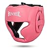 HUNTER-Headguard-for-Professional-Boxing-MMA-Training-Headgear-Kickboxing-Head-Gear-Mouth-Protection-Headgear-for-Muay-Thai-Grappling-Kickboxing-Karate-Taekwondo-Martial-Arts HUNTER Headguard for Professional Boxing, MMA Training Headgear, Kickboxing Head Gear, Headgear for Muay Thai, Grappling, Kickboxing, Karate, Taekwondo, Martial Arts (S/M, Pink)