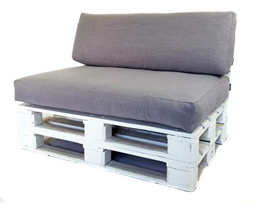 Mayaadi Home MH-UQ-01 Pallet Cushion Pallet Sofa Euro Pallet Seat Cushion Sitzkissen 120x60x15 cm grey