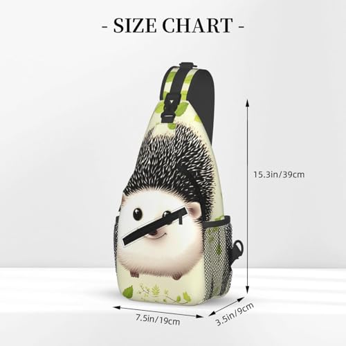 Mochila Cross Chest Sling para Hombre y Mujer Negra miniatura 3