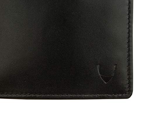 Image of Hidesign Black Leather Men's Wallet (8903439782009)
