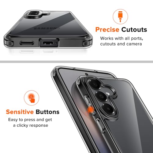 Image of ivoler 3-in-1 Case for Samsung Galaxy S26 5G 6.3 inch, Black
