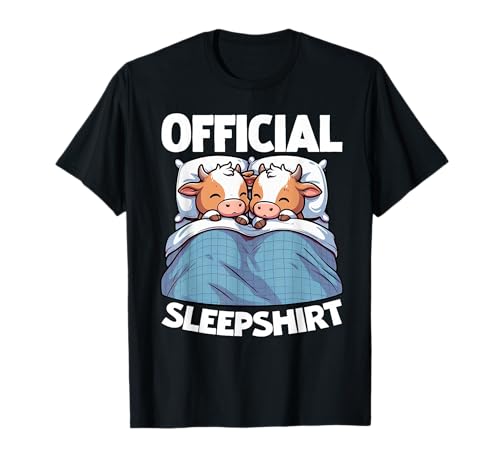 Pigiama Ufficiale Sleepyhead con Mucca Maglietta