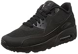 Amplia lengüeta con letras. Nike Air Max 90 Ultra Ess 2.0 Gs, Zapatillas Unisex Niños, Negro (Black/black Black), 38.5 EU