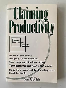 Paperback Claiming Economic Productivity for Managers of Sales, Service, & Training (signed) Book