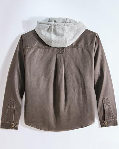 Image of Venado Men's Smuggler Concealed Carry Chore Coat - Hooded Flannel Lined Jacket