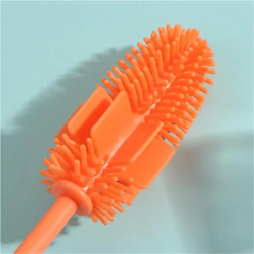 Brosse pour biberons en silicone pour éliminer les résidus incrustés