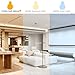 Decoaui E26 G16 LED Globe Light Bulbs, Small Golf-Ball Size Round Bulb, 4W (40W Equivalent) 400 Lumens, 2700K Soft White, Dimmable, Frosted Glass, for Candelabra, Pendant, Sconce, Lamp, 6 Pack
