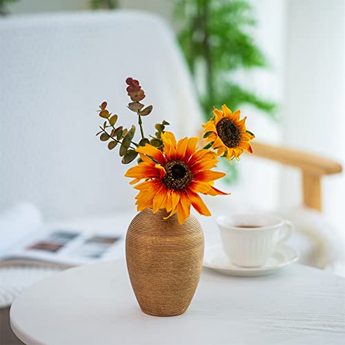 Sziqiqi-Or-Vases-en-Ceramique-pour-Fleurs-Petits-Vases-Decoratifs-pour-Le-Salon-Vases-Faits-a-la-Main-pour-Fleur-Decoration-Piece-Maitresse-de-Table-Moderne-Vases