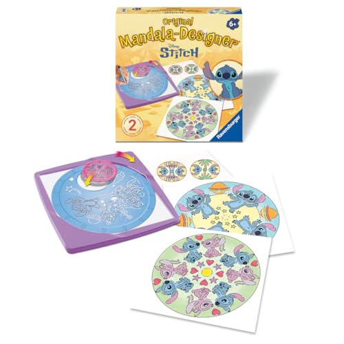 Ravensburger – Mandala Designer – Stitch – Dessin – Loisir créatif – Pochoirs – Disney – Dès – 12028015 - vue 6