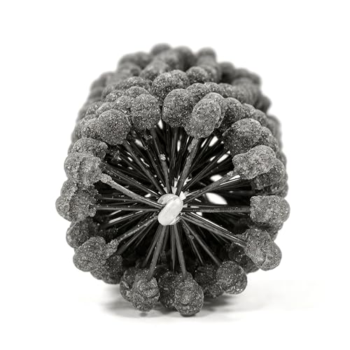 Image of Flexible Cylinder Hone Tool Engine Brake Cylinder Deglazer & Bore Refinishing Brush | Ball Style Abrasive for Honing, Deburring & Cross-Hatching (2 inch (50.8mm), 240)