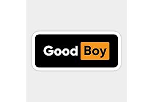 Good Boy" Sticker: Declare Good Vibes with Style