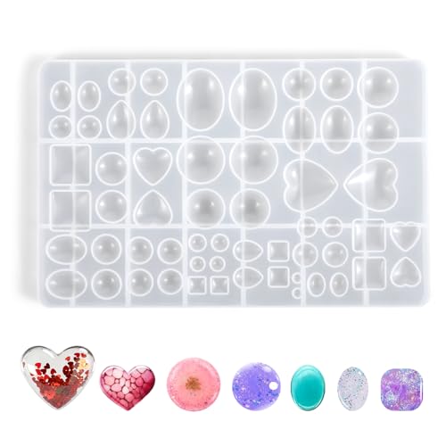 Jewellery Casting Mould Silicone, Resin Jewellery Moulds Silicone Gem Mould, Moulds Silicone Mould for Jewellery Making, DIY Craft Projects, Gemstone Pendants, Earrings, Necklace Making (Large) Jewellery Casting Mould Silicone, Resin Jewellery Moulds Silicone Gem Mould, Moulds Silicone Mould for Jewellery Making, DIY Craft Projects, Gemstone Pendants, Earrings, Necklace Making (Large)