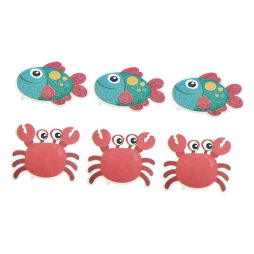 Decoración baño antideslizante y pegatinas vida marina para bañeras infantiles 7