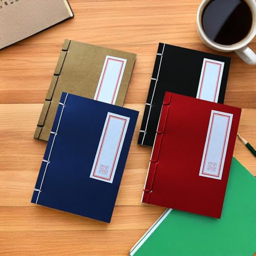Carnets vintage vierges Kung-fu à couverture rigide, coffret pour notes
