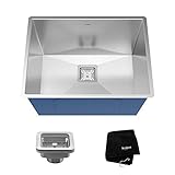 KRAUS Pax KHU24L 18 Gauge Undermount Single Bowl Stainless Steel Laundry and Utility Sink