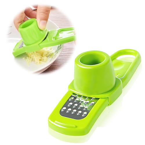 Garlic Grinder,Garlic Press Garlic Mincer, Garlic Colour Chopper, Kitchen Utensils(Green)