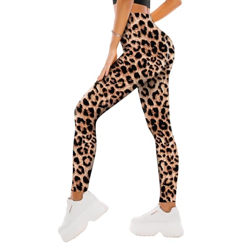 Image of SINOPHANT High Waisted Leggings for Women - Full Length Capri Buttery Soft Yoga Pants for Workout Athletic