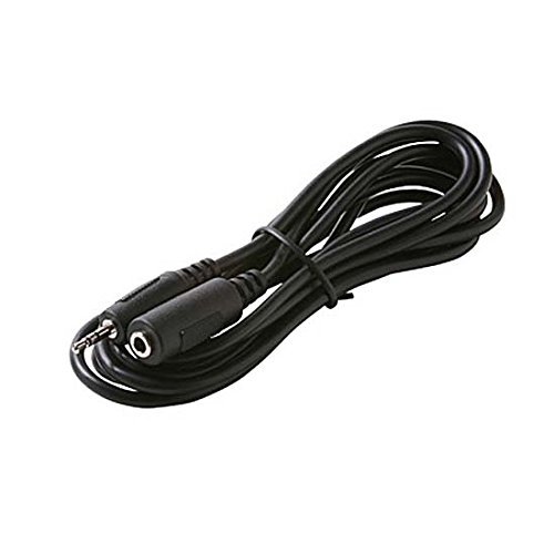 6' FT 2.5mm Male to 3.5mm Female Extension Cable Stereo Audio Sub Mini Dubbing 3.5 mm Stereo Jack to 2.5 mm Stereo Plug Cell Phone Audio Cable, Nickel Plated Contacts for Improved Performance
