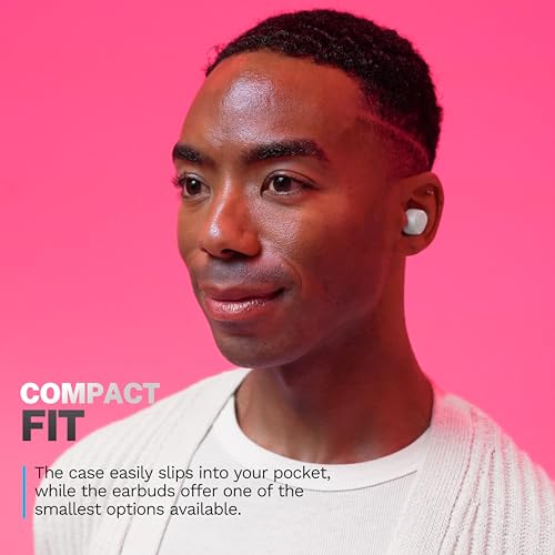 Image of JLab Go Air Pop+ True Wireless Earbuds, in Ear Headphones, Bluetooth Earphones, 35H Playtime Ear Buds, Bluetooth Earbuds with Microphone, USB-C Charging Case, Dual Connect, EQ3 Sound, Cloud White