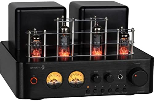 Dayton Audio HTA100 Integrated Stereo Hybrid Tube Amplifier 100 Watts