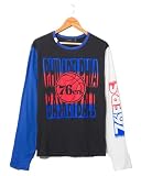 Junk Food Clothing Philadelphia 76Ers Alley OOP Long Sleeve Tee - Large
