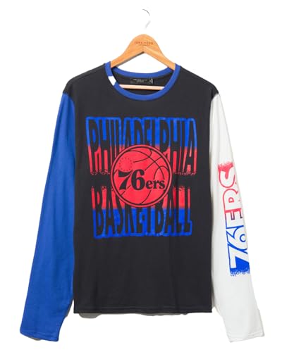 Junk Food Clothing Philadelphia 76Ers Alley OOP Long Sleeve Tee - Extra Large