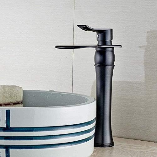 Mitigeur évier salle de bain cascade avec commande fluide monocommande