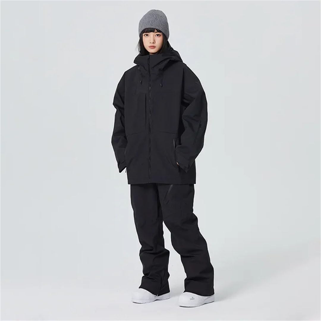 Unisex Outdoor Ski Suits Snowboard Sci Tuta Sport Impermeabile Neve Felpa Con Cappuccio Vestiti Pantaloni Set