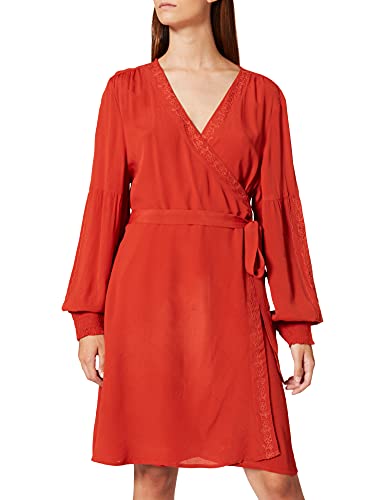 Preisvergleich Produktbild Superdry Womens Bohemian WRAP Dress, Rooibos Tea, L