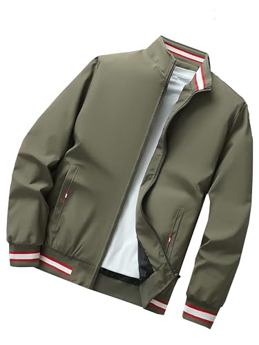 Image of TAGAS Men's Regular Fit Zip-Up Casual Jacket for MENS || Bomber Jacket for Men || Stylish Jacket For Men ||Men's Regular Fit Zip-Up Casual jacket|| bomber jacket for men (MJ-9090)
