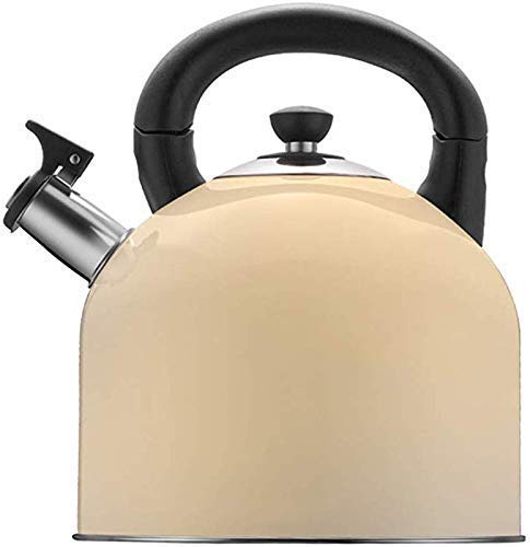 Teekanne Edelstahl Pfeifkessel Gaskessel Für Induktionskochfelder Gaskeramik Küche Camping Herd Kessel 4L