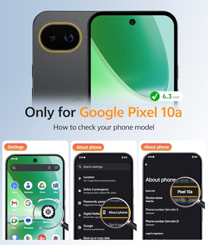Image of FNTCASE for Google Pixel 10a Case: [Compatible with Magsafe] Translucent Matte Cases with [Screen Protector] Military Grade Shockproof Protective Magnetic Phone Cover for Pixel 10A - Green