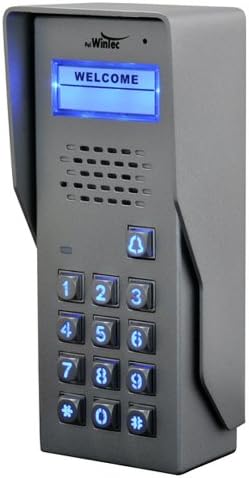 PBX Door Phone with Dialing Keypad Anti vandal Back lit - Surface Mount