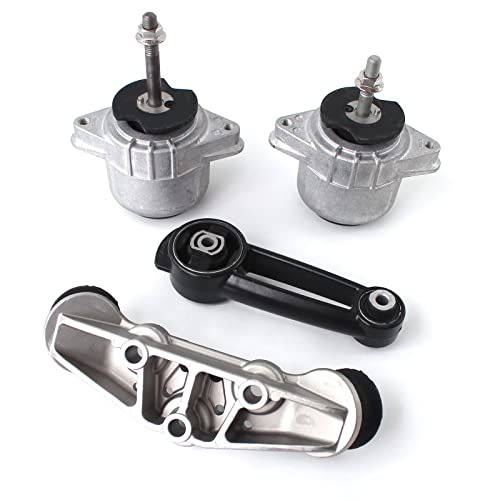 Kessocco 4Pcs Engine Trans & Torque Strut Mount 94637505722 94637505822 97037511801 95537510113 Engine Motor And Automatic Transmission Mount Set Compatible With 2011-2016 Porsche Panamera 3.0L 3.6L #TOP30