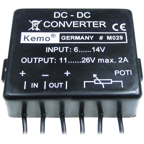 Kemo M029 Gleichspannungswandler 6 - 14 V/DC Eingang...