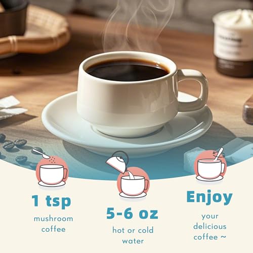 Decaf Mushroom Coffee Instant 80 Servings