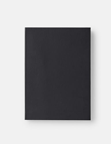 PdiPigna - Cuaderno A5 blanco, sin rayas, holandés, negro