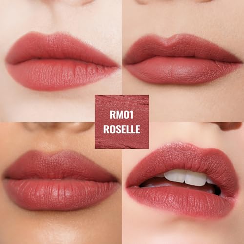 Image of Oulac Red Matte Lipsticks for Women, Silky Velvet Matte Lipstick, Soft Smooth Texture, High Impact Lip Color, Not Dry Lightweight Formula Infused with Vitamin E, Vegan&Cruelty Free RM01