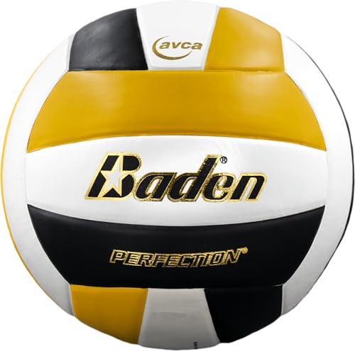 Image of Baden | Perfection | Premium Leather | Indoor Official Game Volleyball | 13U to College | Official Size + Weight | NFHS + AVCA Approved